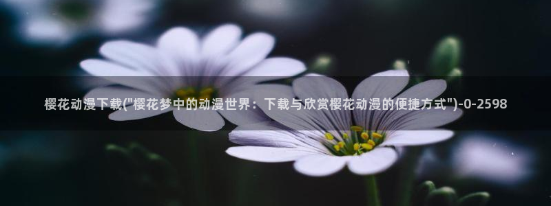 爱情动漫：樱花动漫下载(\